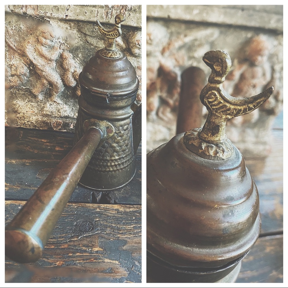 Middle Eastern Turkish Brass Coffee Pot